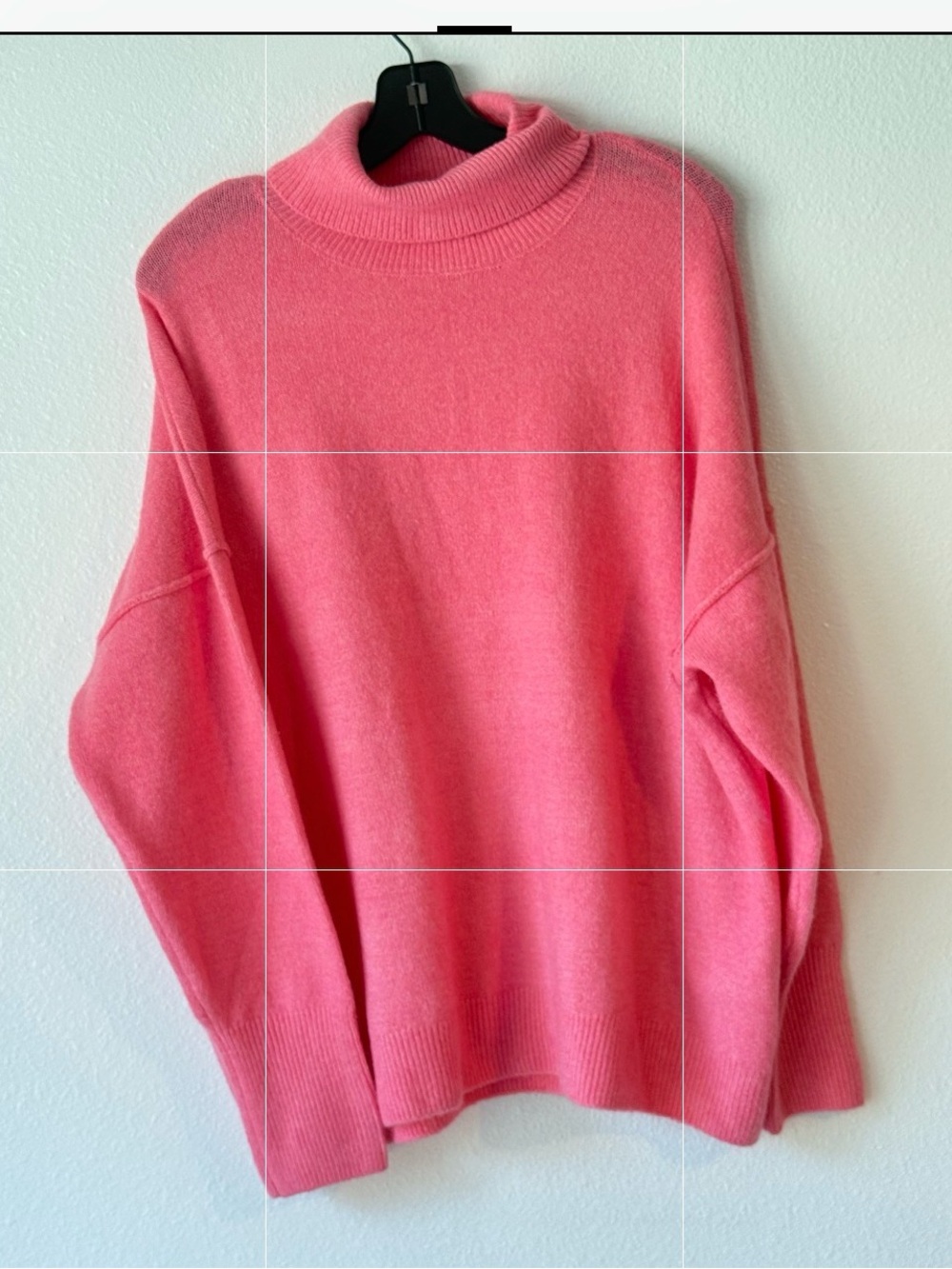 Vince Camuto Coral Pink Cowl Neck Sweater
